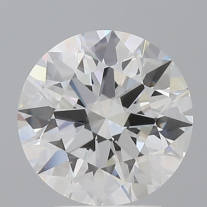 3.06 Carat Round Shaped, Ideal Cut, F Color, VVS2 Clarity, IGI Certified Lab Grown Diamond