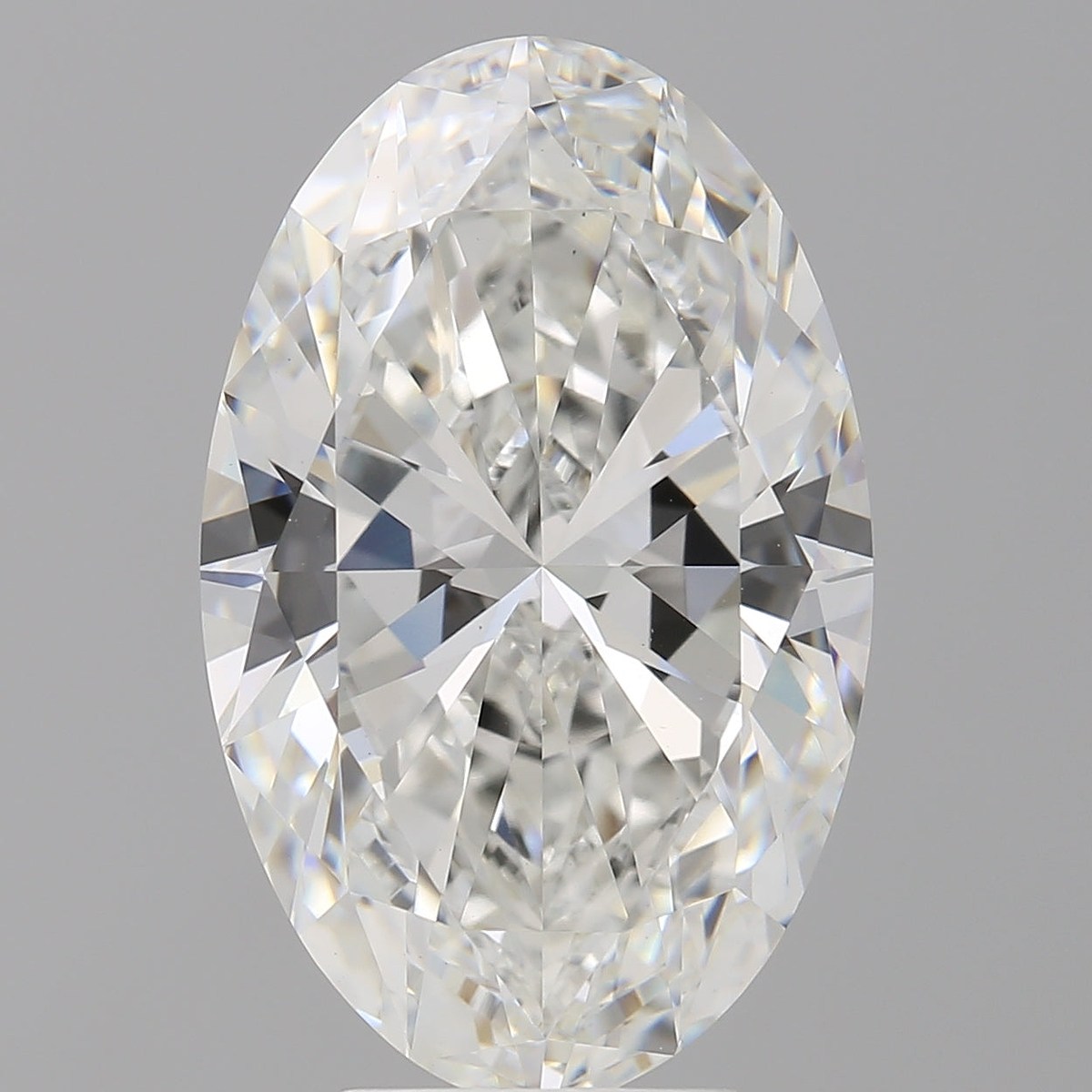 6.00 Carat Oval Shaped, Ideal Cut, F Color, VVS2 Clarity, IGI Certified Lab Grown Diamond
