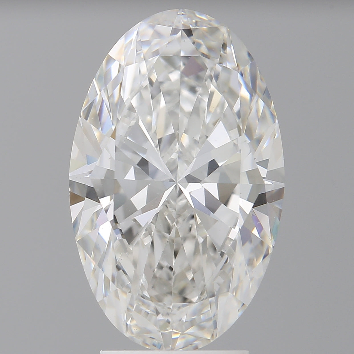 4.10 Carat Oval Shaped, Ideal Cut, E Color, VVS2 Clarity, IGI Certified Lab Grown Diamond