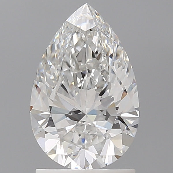 1.55 Carat Pear Shaped, Ideal Cut, E Color, VVS2 Clarity, IGI Certified Lab Grown Diamond