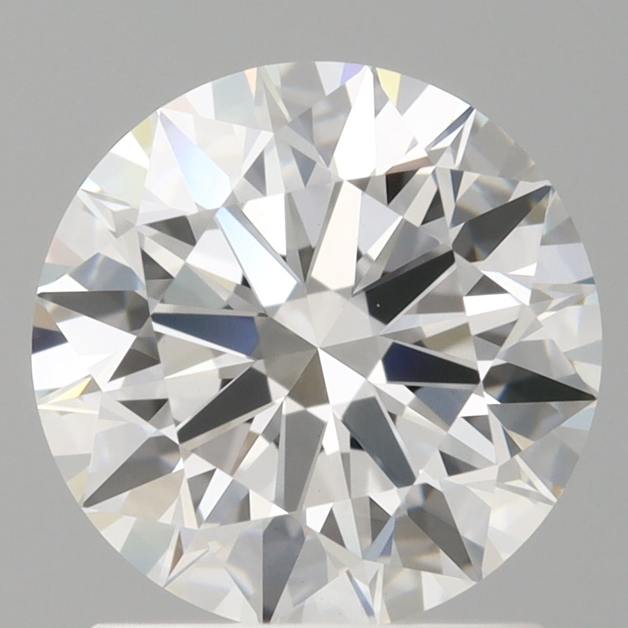 1.60 Carat Round Shaped, Ideal Cut, D Color, VVS2 Clarity, IGI Certified Lab Grown Diamond