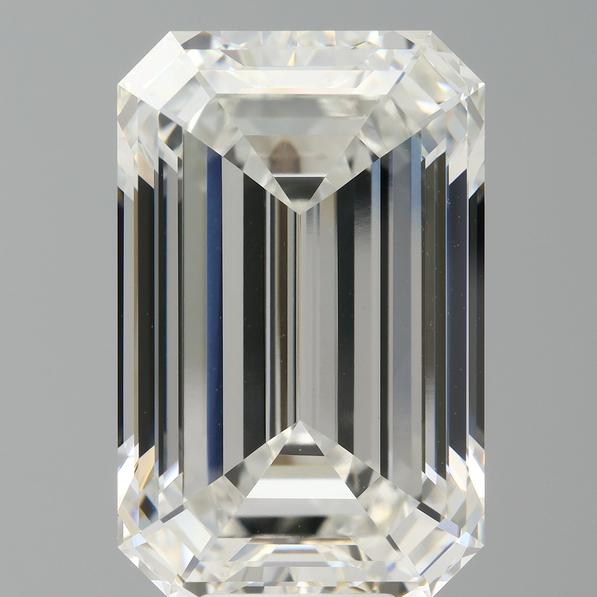 12.01 Carat Emerald Shaped, Ideal Cut, F Color, VVS2 Clarity, IGI Certified Lab Grown Diamond
