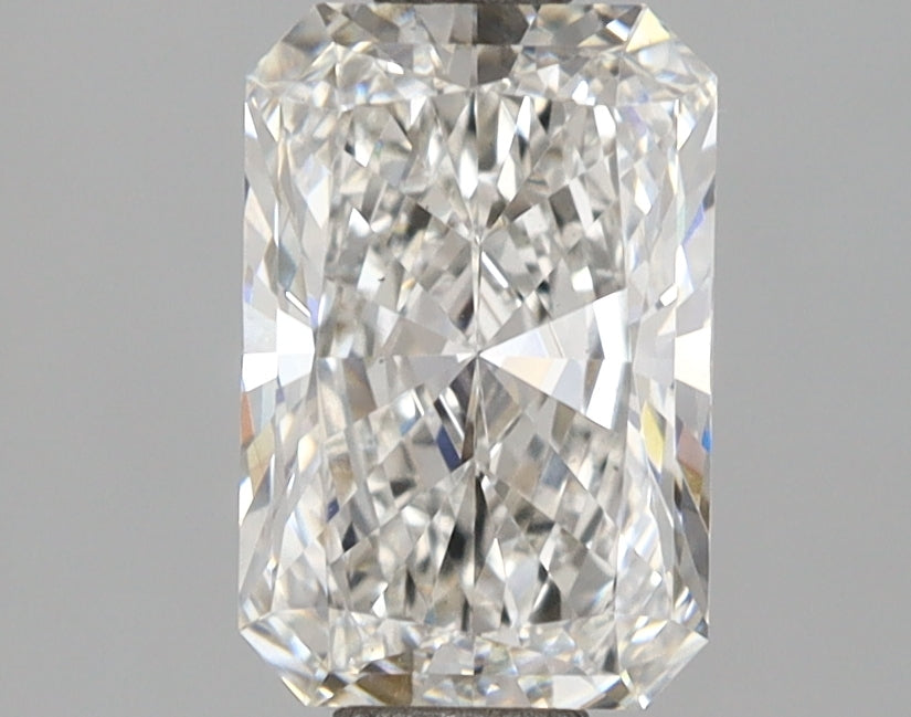1.61 Carat Radiant Shaped, Ideal Cut, F Color, VS1 Clarity, IGI Certified Lab Grown Diamond