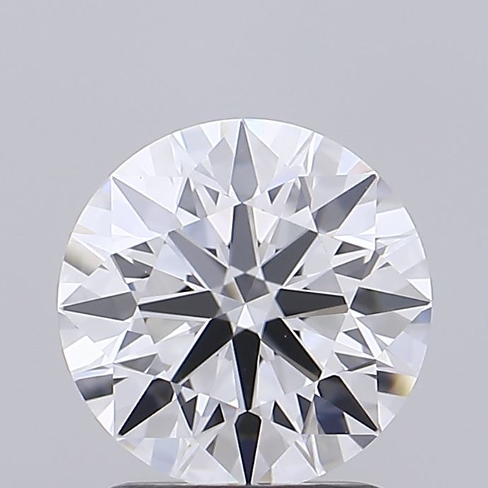 1.53 Carat Round Shaped, Ideal Cut, D Color, VVS2 Clarity, IGI Certified Lab Grown Diamond