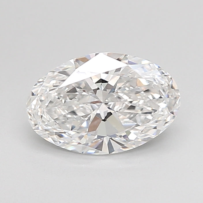 1.45 Carat Oval Shaped, Ideal Cut, D Color, VVS1 Clarity, IGI Certified Lab Grown Diamond