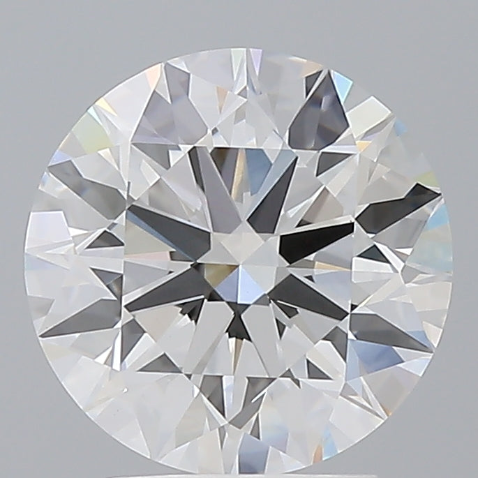 3.09 Carat Round Shaped, Ideal Cut, E Color, VVS2 Clarity, IGI Certified Lab Grown Diamond