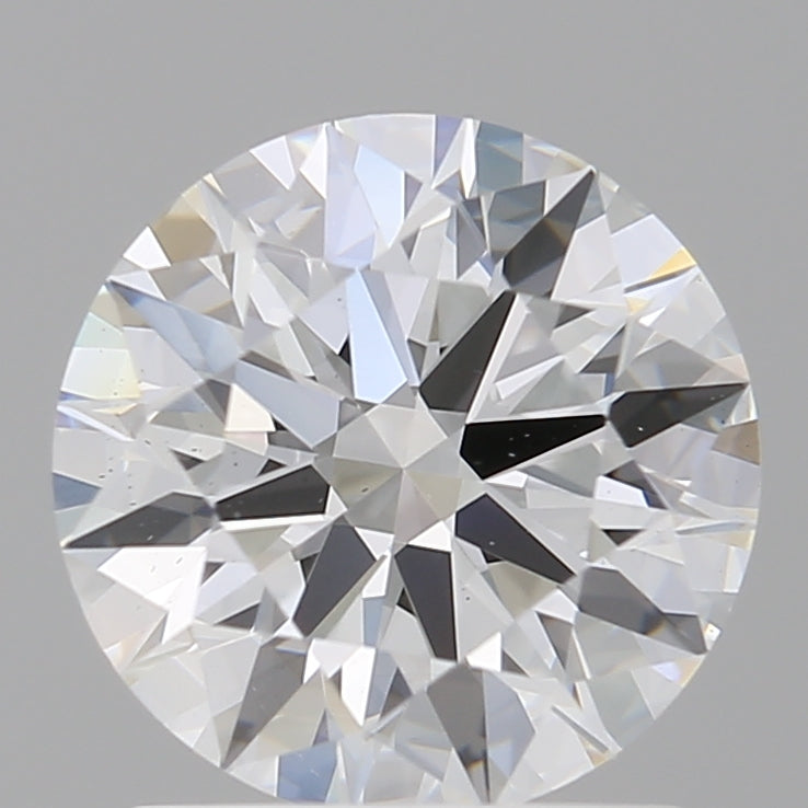 1.59 Carat Round Shaped, Ideal Cut, D Color, VS1 Clarity, IGI Certified Lab Grown Diamond