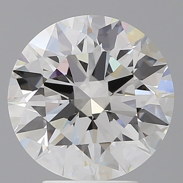 4.09 Carat Round Shaped, Ideal Cut, F Color, VVS2 Clarity, IGI Certified Lab Grown Diamond