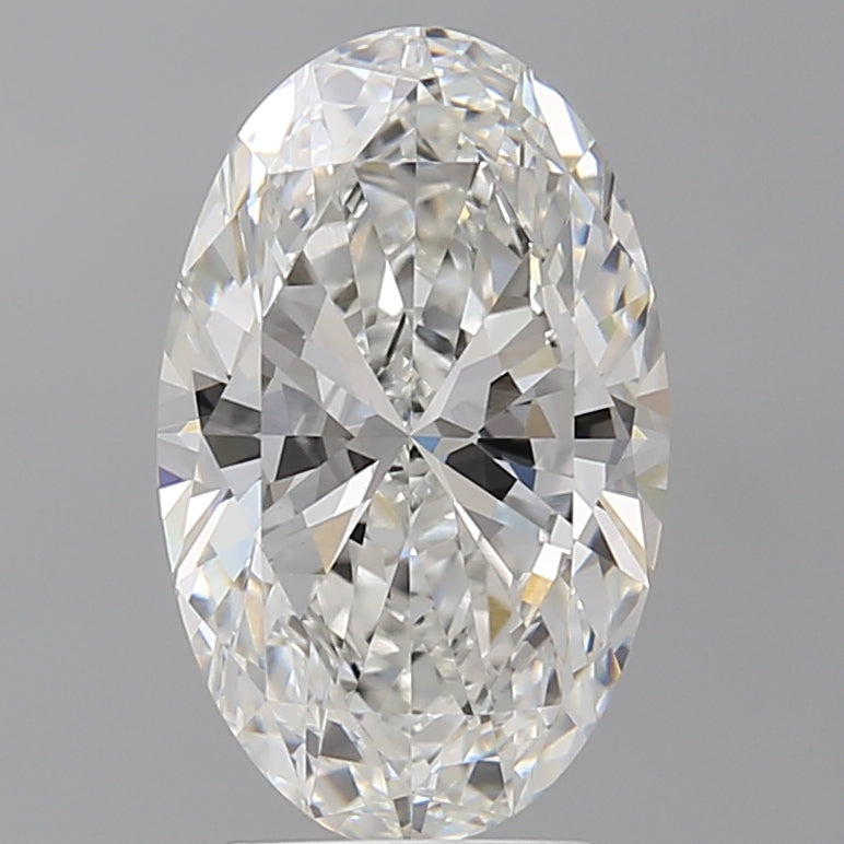 3.59 Carat Oval Shaped, Ideal Cut, E Color, VVS2 Clarity, IGI Certified Lab Grown Diamond