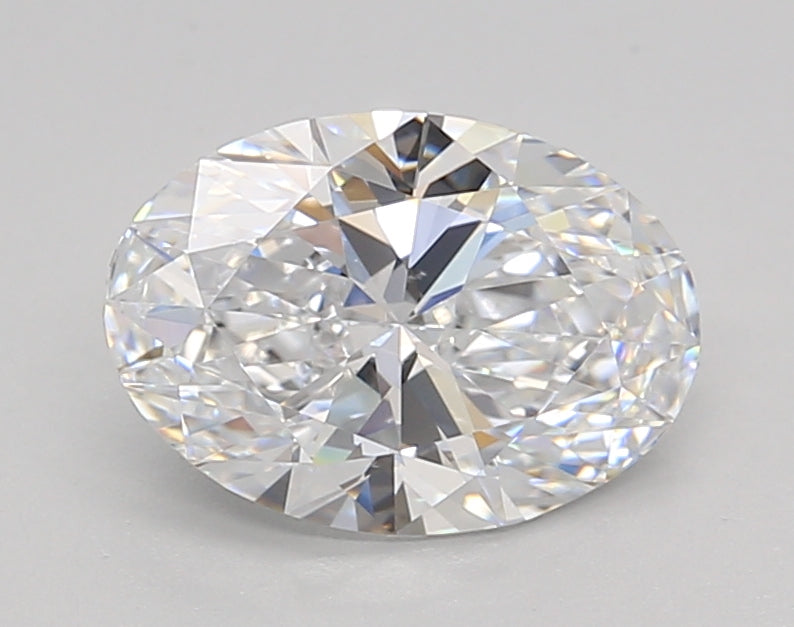 1.51 Carat Oval Shaped, Ideal Cut, D Color, IF Clarity, IGI Certified Lab Grown Diamond