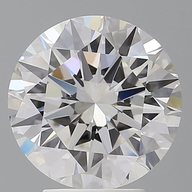 4.02 Carat Round Shaped, Excellent Cut, E Color, VVS2 Clarity, IGI Certified Lab Grown Diamond