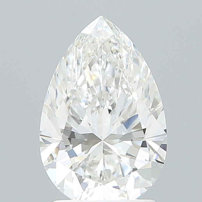 2.08 Carat Pear Shaped, Ideal Cut, F Color, VVS2 Clarity, IGI Certified Lab Grown Diamond