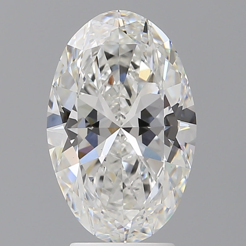 3.55 Carat Oval Shaped, Ideal Cut, F Color, VS1 Clarity, IGI Certified Lab Grown Diamond