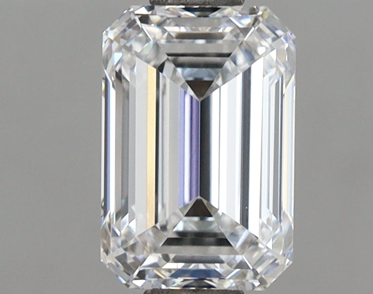 1.51 Carat Emerald Shaped, Ideal Cut, D Color, VVS1 Clarity, IGI Certified Lab Grown Diamond