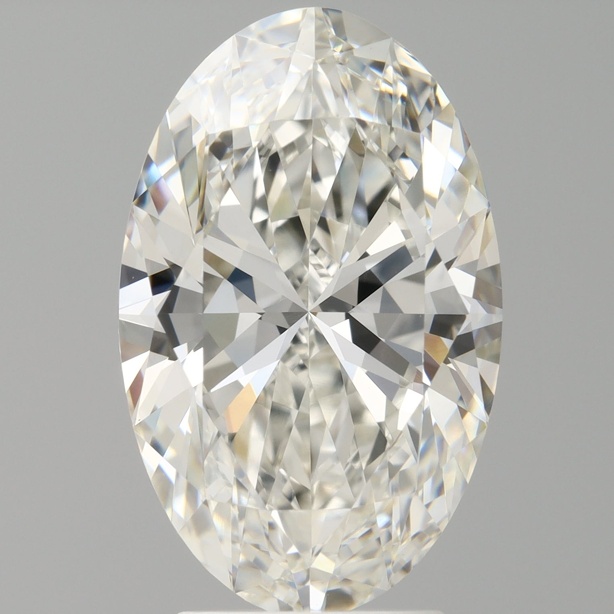 4.00 Carat Oval Shaped, Ideal Cut, F Color, VVS2 Clarity, IGI Certified Lab Grown Diamond