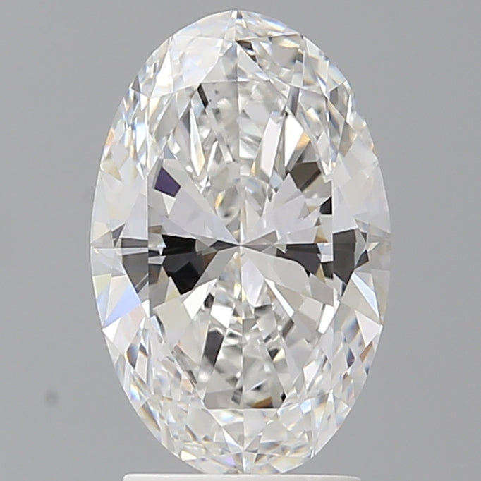 2.50 Carat Oval Shaped, Ideal Cut, E Color, VS1 Clarity, IGI Certified Lab Grown Diamond