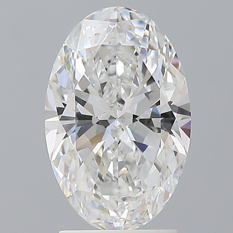 2.55 Carat Oval Shaped, Ideal Cut, E Color, VS1 Clarity, IGI Certified Lab Grown Diamond