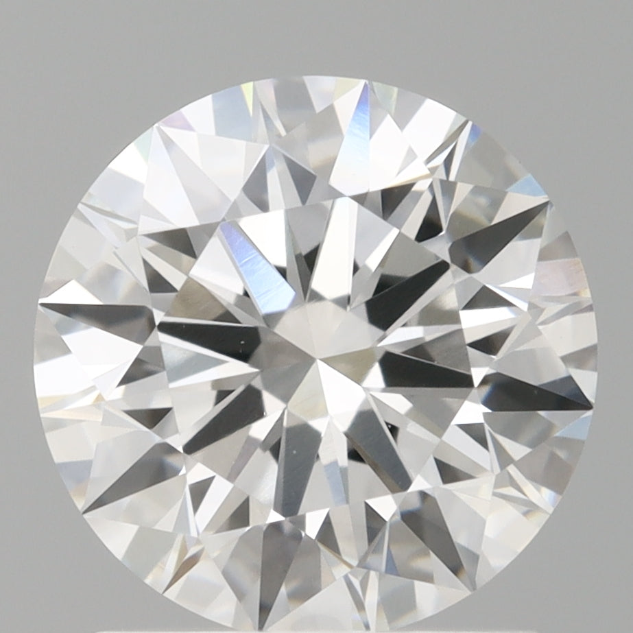 1.57 Carat Round Shaped, Ideal Cut, D Color, VVS2 Clarity, IGI Certified Lab Grown Diamond