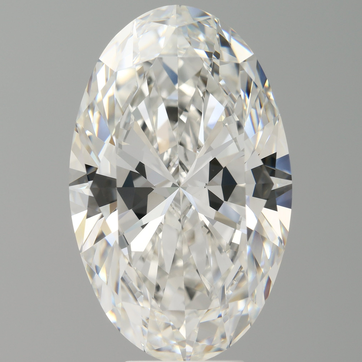 8.07 Carat Oval Shaped, Ideal Cut, E Color, VVS2 Clarity, IGI Certified Lab Grown Diamond