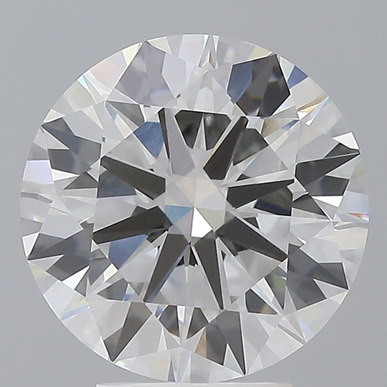 4.52 Carat Round Shaped, Excellent Cut, E Color, VVS2 Clarity, IGI Certified Lab Grown Diamond