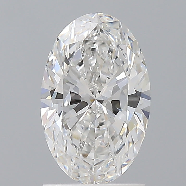 1.60 Carat Oval Shaped, Ideal Cut, E Color, VS1 Clarity, IGI Certified Lab Grown Diamond