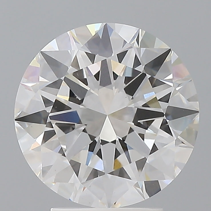 3.53 Carat Round Shaped, Excellent Cut, F Color, VVS2 Clarity, IGI Certified Lab Grown Diamond