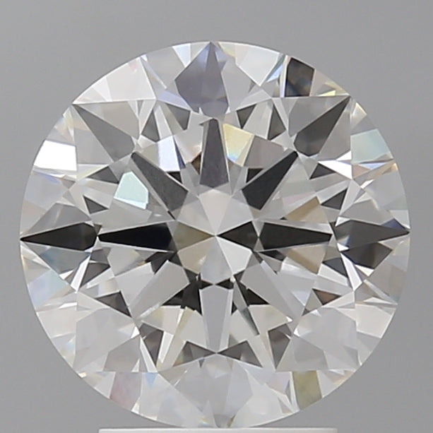 3.54 Carat Round Shaped, Excellent Cut, F Color, VVS2 Clarity, IGI Certified Lab Grown Diamond