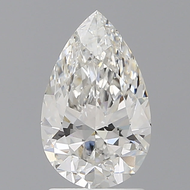 1.60 Carat Pear Shaped, Ideal Cut, F Color, VVS2 Clarity, IGI Certified Lab Grown Diamond