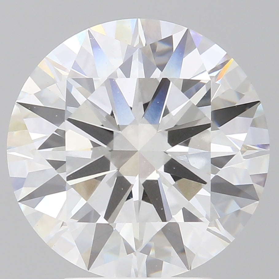 4.08 Carat Round Shaped, Ideal Cut, E Color, VVS2 Clarity, IGI Certified Lab Grown Diamond