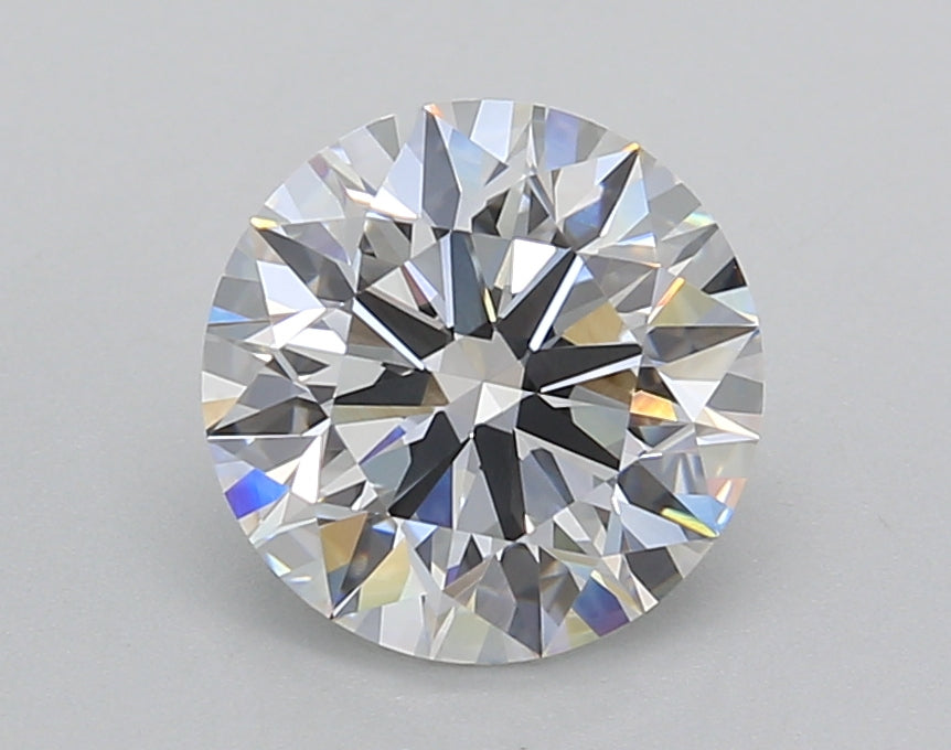 2.01 Carat Round Shaped, Ideal Cut, D Color, VVS2 Clarity, IGI Certified Lab Grown Diamond