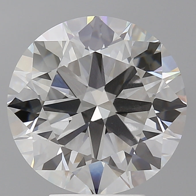 5.01 Carat Round Shaped, Excellent Cut, F Color, VVS2 Clarity, IGI Certified Lab Grown Diamond