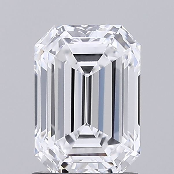 1.51 Carat Emerald Shaped, Ideal Cut, D Color, IF Clarity, IGI Certified Lab Grown Diamond
