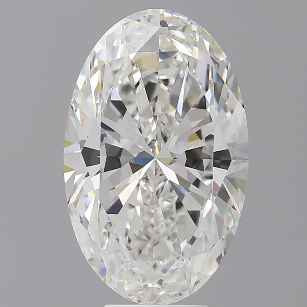 7.58 Carat Oval Shaped, Ideal Cut, E Color, VVS2 Clarity, IGI Certified Lab Grown Diamond