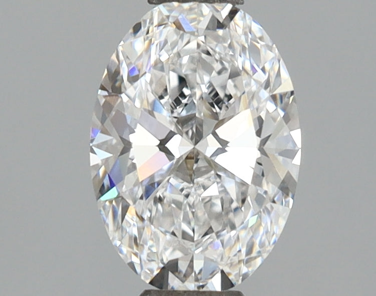 1.10 Carat Oval Shaped, Ideal Cut, D Color, VVS2 Clarity, IGI Certified Lab Grown Diamond