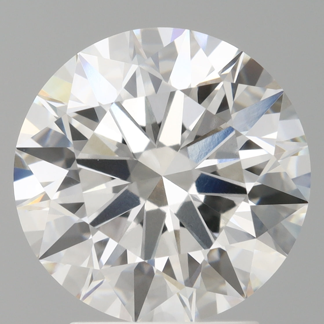 3.05 Carat Round Shaped, Ideal Cut, E Color, VVS2 Clarity, IGI Certified Lab Grown Diamond