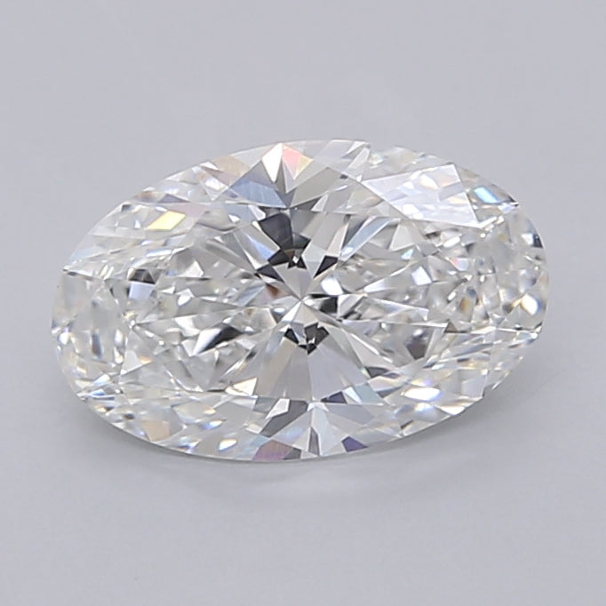 1.51 Carat Oval Shaped, Ideal Cut, E Color, VVS2 Clarity, IGI Certified Lab Grown Diamond