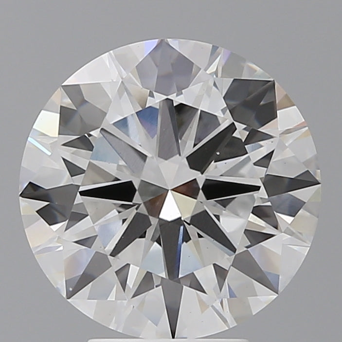 5.00 Carat Round Shaped, Excellent Cut, F Color, VS1 Clarity, IGI Certified Lab Grown Diamond