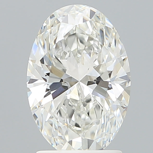 2.09 Carat Oval Shaped, Ideal Cut, F Color, VVS2 Clarity, IGI Certified Lab Grown Diamond