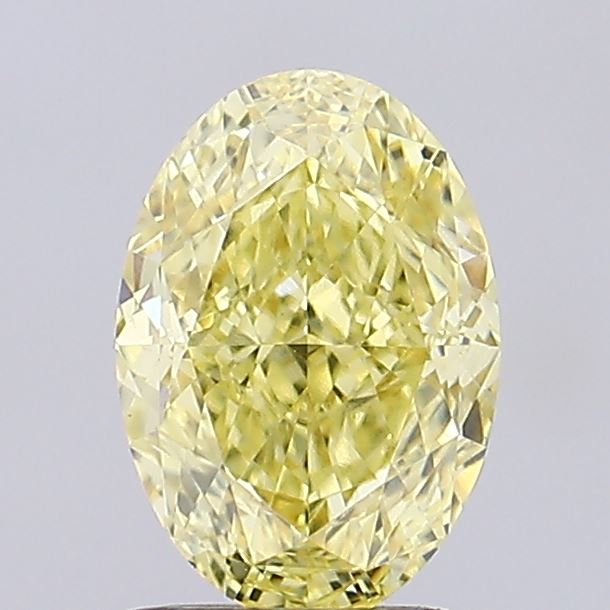 1.66 Carat Oval Shaped, Excellent Cut, VVS2 Clarity, IGI Certified Lab Grown Diamond