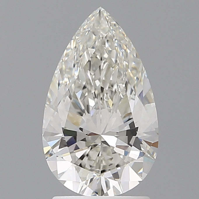 2.09 Carat Pear Shaped, Ideal Cut, F Color, VVS2 Clarity, IGI Certified Lab Grown Diamond