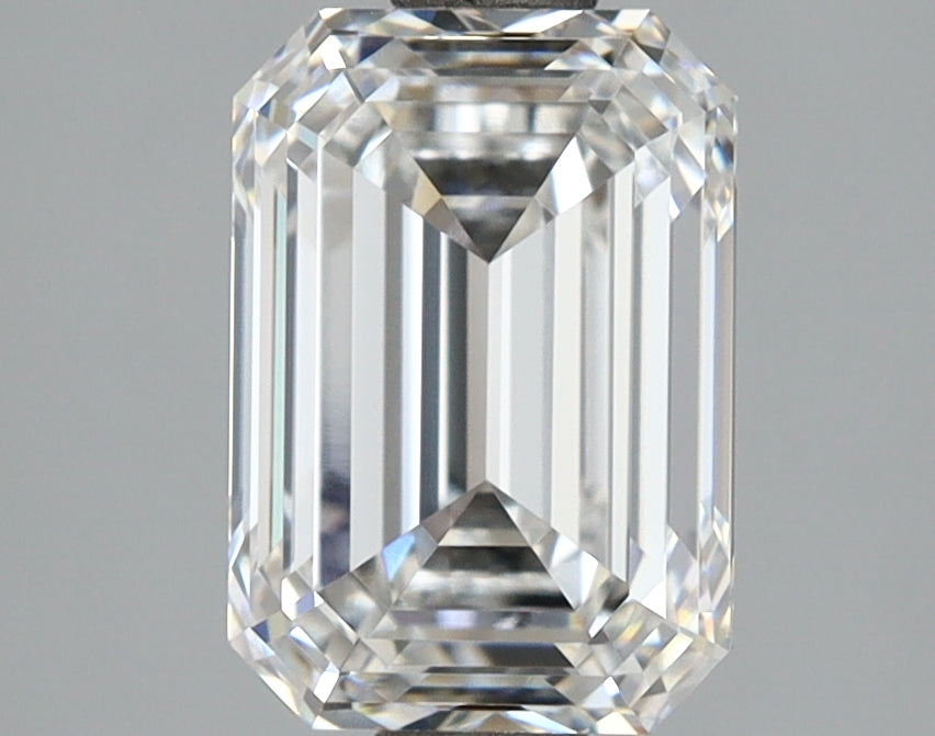2.54 Carat Emerald Shaped, Ideal Cut, D Color, VVS1 Clarity, IGI Certified Lab Grown Diamond