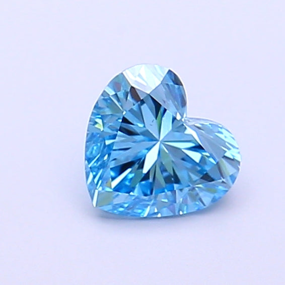 0.59 Carat Heart Shaped, Very Good Cut, VS1 Clarity, IGI Certified Lab Grown Diamond