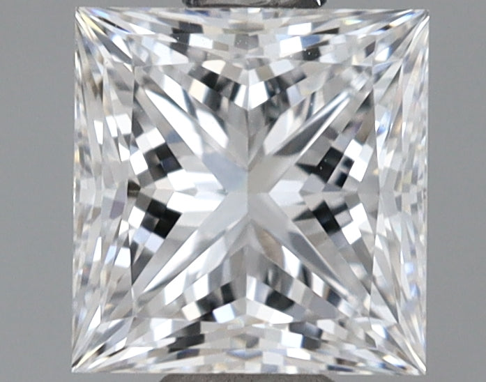 1.04 Carat Princess Shaped, Ideal Cut, D Color, VVS1 Clarity, IGI Certified Lab Grown Diamond
