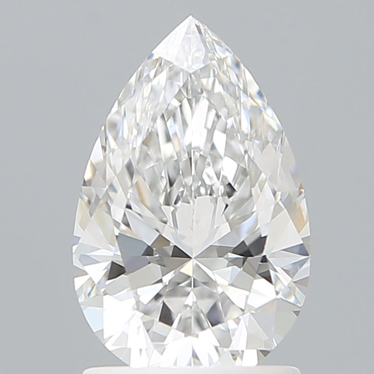 1.51 Carat Pear Shaped, Ideal Cut, E Color, VVS2 Clarity, IGI Certified Lab Grown Diamond