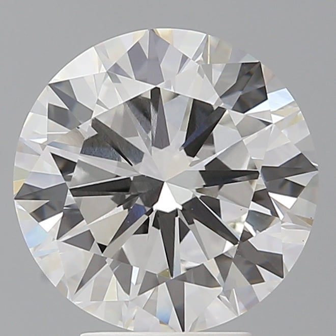 4.50 Carat Round Shaped, Excellent Cut, F Color, VS1 Clarity, IGI Certified Lab Grown Diamond