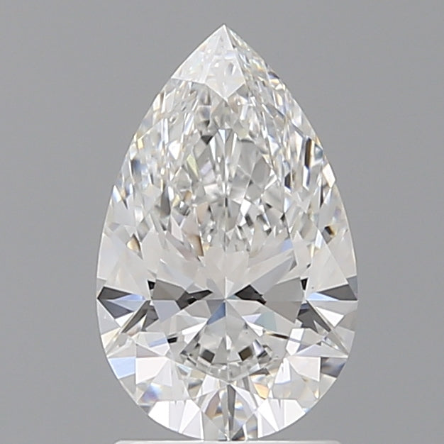 1.60 Carat Pear Shaped, Ideal Cut, E Color, VVS2 Clarity, IGI Certified Lab Grown Diamond