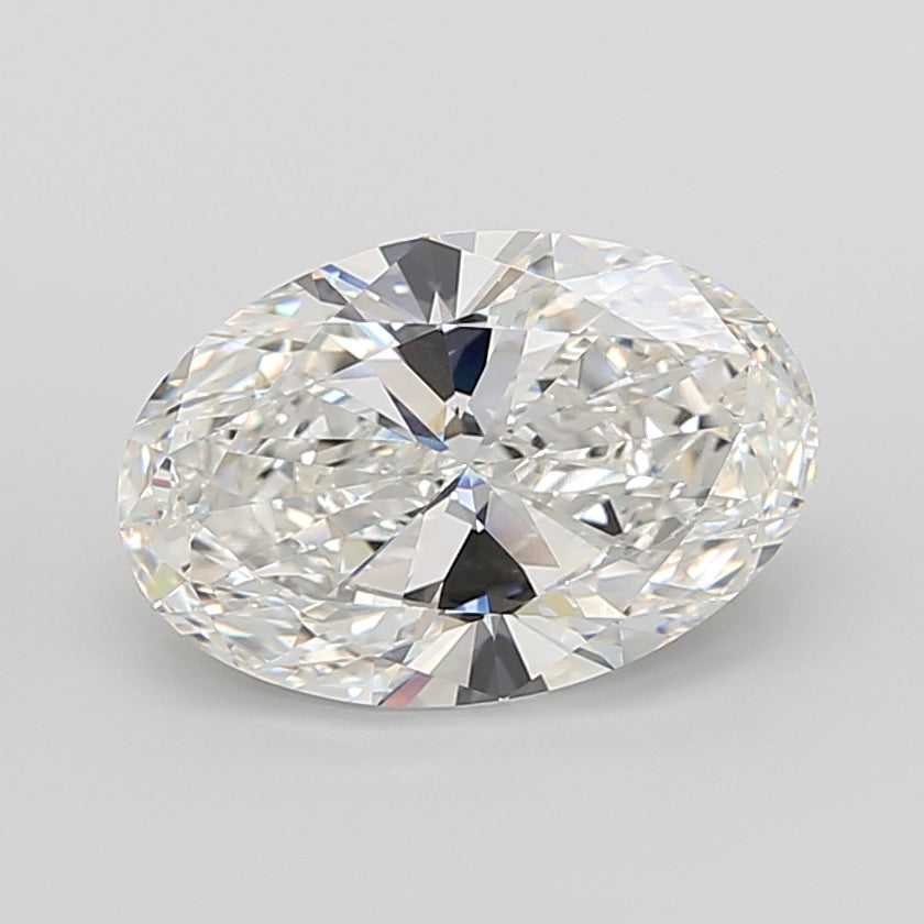 10.04 Carat Oval Shaped, Ideal Cut, F Color, VVS2 Clarity, IGI Certified Lab Grown Diamond