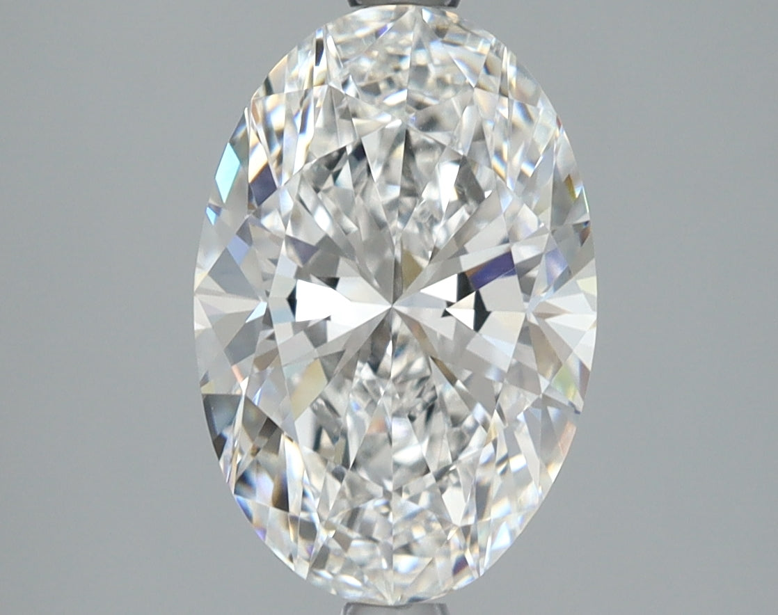 3.07 Carat Oval Shaped, Excellent Cut, E Color, VVS2 Clarity, IGI Certified Lab Grown Diamond