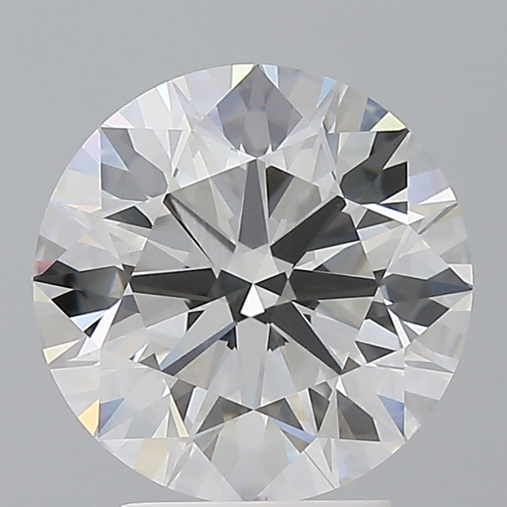 3.50 Carat Round Shaped, Ideal Cut, F Color, VVS2 Clarity, IGI Certified Lab Grown Diamond