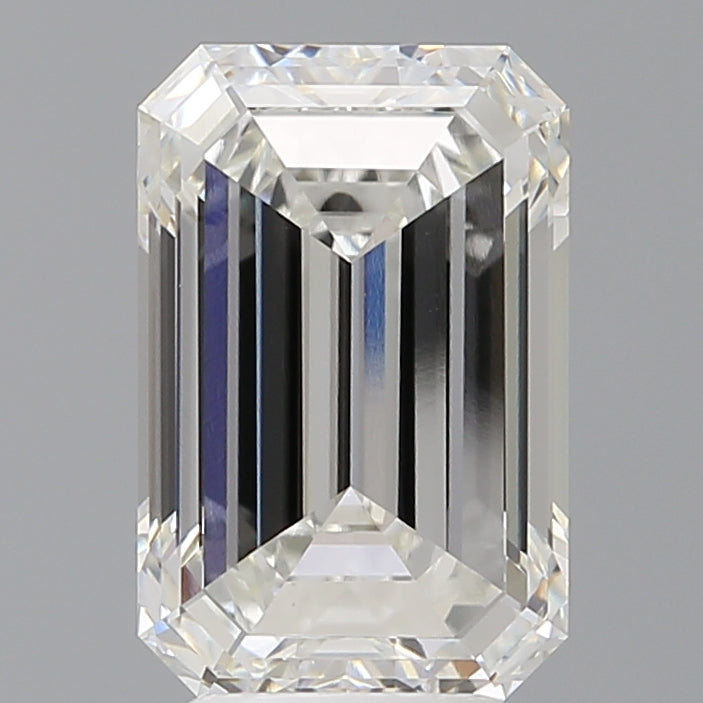 4.55 Carat Emerald Shaped, Excellent Cut, F Color, VVS2 Clarity, IGI Certified Lab Grown Diamond